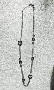 Long Silver Artsy Chain.
